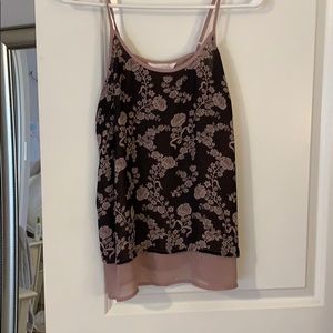 Charming Charlie floral tank top